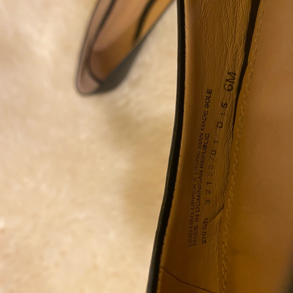 Tory Burch Lowell Black Leather Ballet Flat Size 6 - Picture 3 of 5